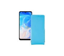 Купить - чехол для смартфона  Чехол-флип из экокожи для телефона Doogee N40 Pro Голубой