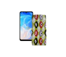 Купить - чехол для смартфона  Чехол-флип из экокожи для телефона Doogee N40 Pro Камни-цветные