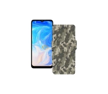 Купить - чехол для смартфона  Чехол-книга из экокожи для телефона Doogee N40 Pro Хаки-зеленый