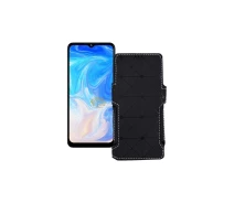 Купить - чехол для смартфона  Чехол-книга из экокожи для телефона Doogee N40 Pro Черный ромб