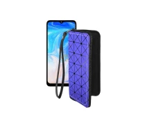 Купить - чехол для смартфона  Чехол-кошелек из экокожи для телефона Doogee N40 Pro Синий ромб