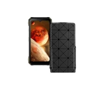 Купить - чехол для смартфона  Чехол-флип из экокожи для телефона Doogee S89 (S89 Pro) Черный ромб