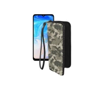 Купить - чехол для смартфона  Чехол-кошелек из экокожи для телефона Doogee N40 Pro Хаки-зеленый