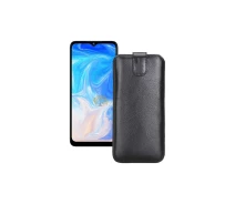 Купить - чехол для смартфона  Вытяжка из экокожи для телефона Doogee N40 Pro Черный