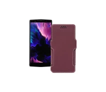 Купить - чехол для смартфона  Чехол-книга из экокожи для телефона Doogee BL9000 Бордовый