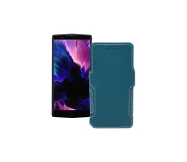 Купить - чехол для смартфона  Чехол-книга из экокожи для телефона Doogee BL9000 Тм. Бирюзовый