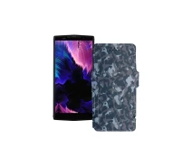 Купить - чехол для смартфона  Чехол-книга из экокожи для телефона Doogee BL9000 Хаки-синий