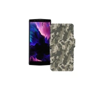 Купить - чехол для смартфона  Чехол-книга из экокожи для телефона Doogee BL9000 Хаки-зеленый