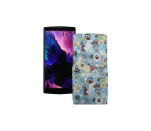 Купить - чехол для смартфона  Чехол-флип из экокожи для телефона Doogee BL9000 Круги-цветные