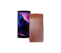 Купить - чехол для смартфона  Чехол-флип из экокожи для телефона Doogee BL9000 Коричневый