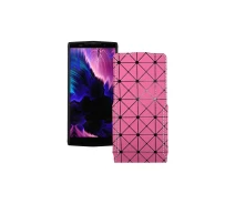 Купить - чехол для смартфона  Чехол-флип из экокожи для телефона Doogee BL9000 Розовый ромб