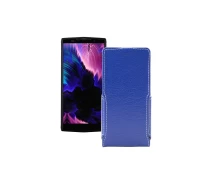 Купить - чехол для смартфона  Чехол-флип из экокожи для телефона Doogee BL9000 Синий