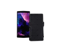 Купить - чехол для смартфона  Чехол-книга из экокожи для телефона Doogee BL9000 Черный ромб