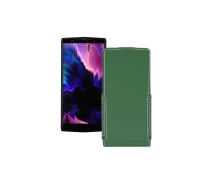 Купить - чехол для смартфона  Чехол-флип из экокожи для телефона Doogee BL9000 Темно-зеленый