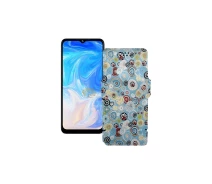 Купить - чехол для смартфона  Чехол-книжка из экокожи для телефона Doogee N40 Pro Круги-цветные