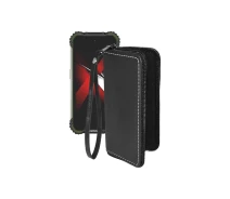 Купить - чехол для смартфона  Чехол-кошелек из экокожи для телефона Doogee S58 Pro Черный глянец