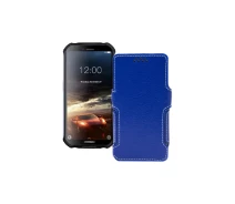 Купить - чехол для смартфона  Чехол-книга из экокожи для телефона Doogee S40 lite Синий