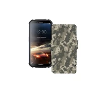 Купить - чехол для смартфона  Чехол-книга из экокожи для телефона Doogee S40 lite Хаки-зеленый