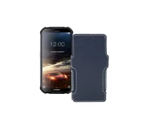Купить - чехол для смартфона  Чехол-книга из экокожи для телефона Doogee S40 lite Черный глянец