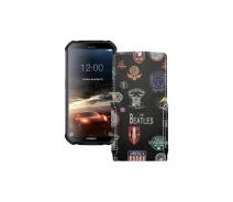 Купить - чехол для смартфона  Чехол-флип из экокожи для телефона Doogee S40 lite Битлз
