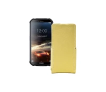 Купить - чехол для смартфона  Чехол-флип из экокожи для телефона Doogee S40 lite Золотой