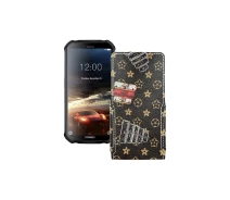 Купить - чехол для смартфона  Чехол-флип из экокожи для телефона Doogee S40 lite Луи-Витон-коричневый