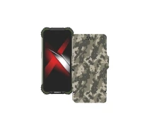 Купить - чехол для смартфона  Чехол-книга из экокожи для телефона Doogee S58 Pro Хаки-зеленый