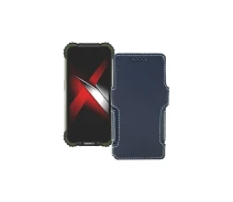 Купить - чехол для смартфона  Чехол-книга из экокожи для телефона Doogee S58 Pro Черный глянец