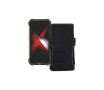 Купить - чехол для смартфона  Чехол-книга из экокожи для телефона Doogee S58 Pro Черный ромб