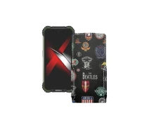 Купить - чехол для смартфона  Чехол-флип из экокожи для телефона Doogee S58 Pro Битлз
