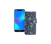 Купить - чехол для смартфона  Чехол-книга из экокожи для телефона Doogee X70 Хаки-синий