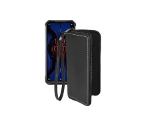 Купить - чехол для смартфона  Чехол-кошелек из экокожи для телефона Doogee S95 Pro Черный глянец