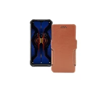 Купить - чехол для смартфона  Чехол-книга из экокожи для телефона Doogee S95 Коричневый