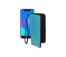 Купить - чехол для смартфона  Чехол-кошелек из экокожи для телефона Doogee X70 Голубой