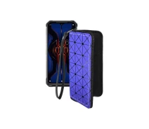 Купить - чехол для смартфона  Чехол-кошелек из экокожи для телефона Doogee S95 Pro Синий ромб