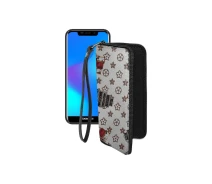 Купить - чехол для смартфона  Чехол-кошелек из экокожи для телефона Doogee X70 Луи-Витон-белый