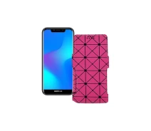 Купить - чехол для смартфона  Чехол-книга из экокожи для телефона Doogee X70 Розовый ромб