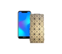 Купить - чехол для смартфона  Чехол-флип из экокожи для телефона Doogee X70 Золотой ромб