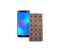 Купить - чехол для смартфона  Чехол-флип из экокожи для телефона Doogee X70 Коричневый ромб