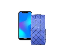 Купить - чехол для смартфона  Чехол-флип из экокожи для телефона Doogee X70 Синий ромб