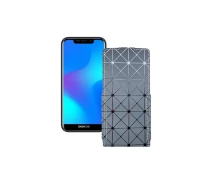Купить - чехол для смартфона  Чехол-флип из экокожи для телефона Doogee X70 Серый ромб