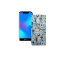 Купить - чехол для смартфона  Чехол-флип из экокожи для телефона Doogee X70 Круги-цветные