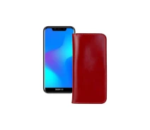 Купить - чехол для смартфона  Портмоне из экокожи для телефона Doogee X70 Красный