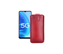 Купить - чехол для смартфона  Вытяжка из кожи для телефона OPPO A55s Красный