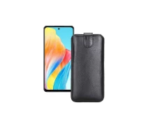Купить - чехол для смартфона  Вытяжка из кожи для телефона OPPO A1 Черный