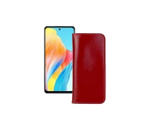 Купить - чехол для смартфона  Портмоне из кожи для телефона OPPO A1 Красный