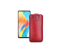 Купить - чехол для смартфона  Вытяжка из кожи для телефона OPPO A1 Красный