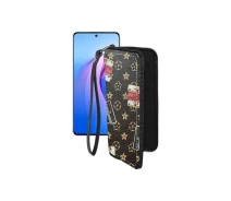 Купить - чехол для смартфона  Чехол-кошелек из экокожи для телефона OPPO Reno 8 Pro Луи-Витон-коричневый