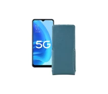 Купить - чехол для смартфона  Чехол-флип из экокожи для телефона OPPO A55s Тм. Бирюзовый