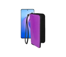 Купить - чехол для смартфона  Чехол-кошелек из экокожи для телефона OPPO Reno 8 Pro Фиолетовый
